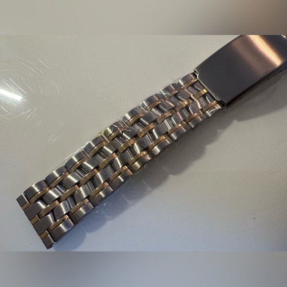 Two-tone stainless steel watch band NEW - Picture 7 of 11